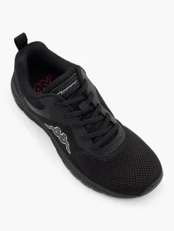 Ladies Black Kappa Trainers