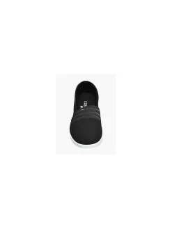 Ladies Black Slip-on Canvas Shoes