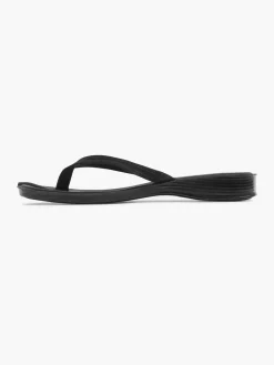 Ladies Blue Fin Black Flip-Flop