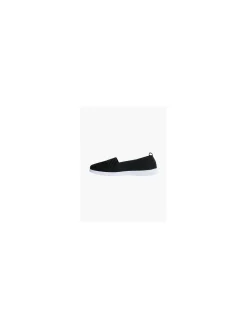 Ladies Blue Fin Black Slip-on Shoes