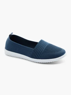 Ladies Blue Slip-on Shoes