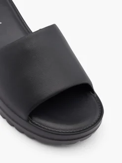 Ladies Eva Heeled Slides