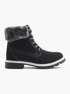 Ladies Fila Black Lace-up Boots