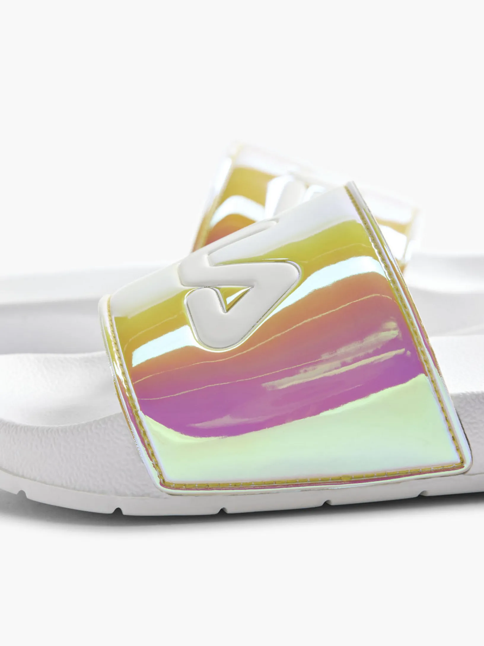 Ladies Fila Iridescent Slides