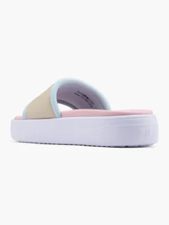 Ladies Fila Platform Slides