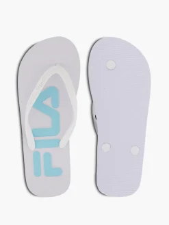 Ladies Fila White Flip-flops