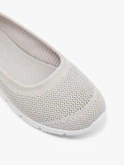 Ladies Fly Knit Sporty Ballerinas