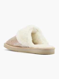 Ladies Glitter Mule Slippers