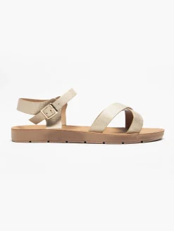 Ladies Gold Sandals