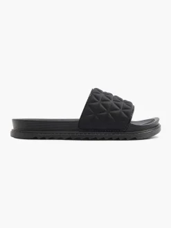 Ladies Graceland Black Slides