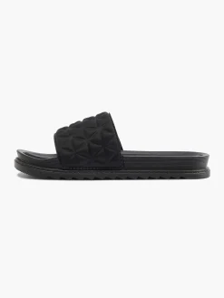 Ladies Graceland Black Slides