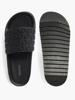 Ladies Graceland Black Slides