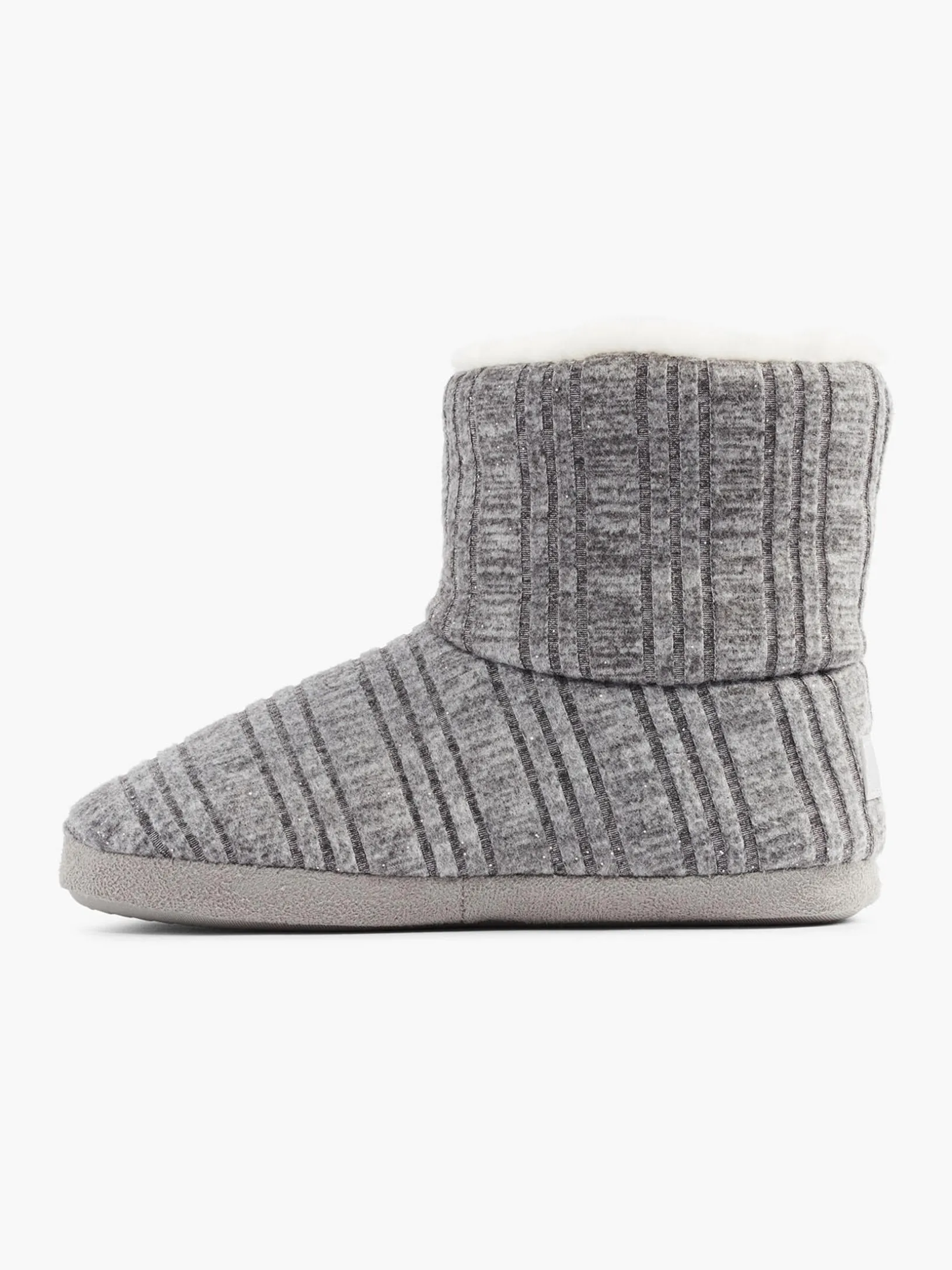 Ladies Grey Slipper Boot