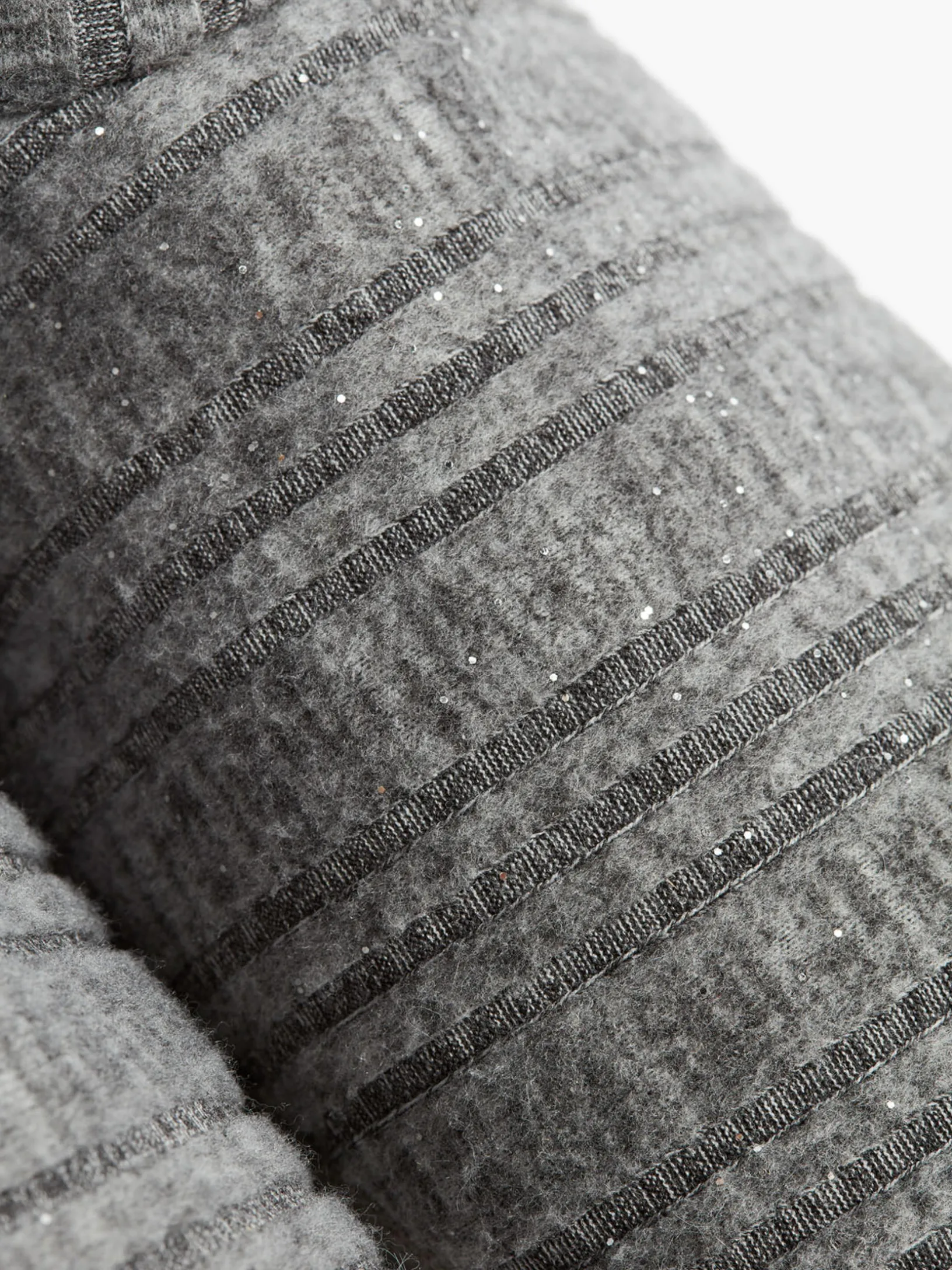 Ladies Grey Slipper Boot