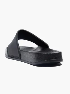 Ladies Levi Black Slides