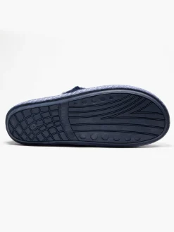 Ladies Navy Slippers