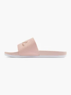 Ladies Pink Fila Slides