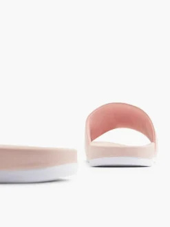 Ladies Pink Fila Slides