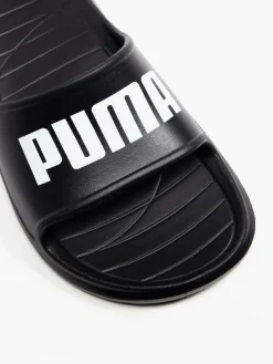Ladies Puma Black Divecat Slides