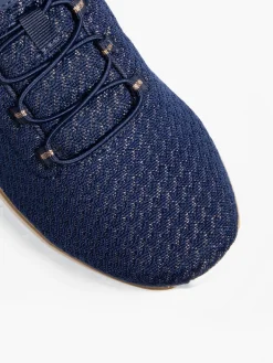 Ladies Skechers Blue Slip On Trainers