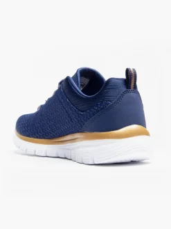 Ladies Skechers Blue Slip On Trainers