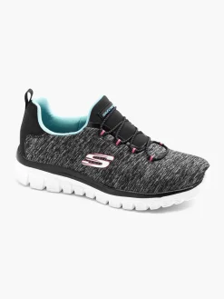 Ladies Skechers Grey Slip-on Trainers