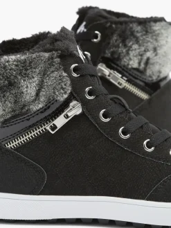 Ladies VTY Black Mid-cut Trainers