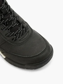 Ladies Warm Lined Hi Top Black Trainers