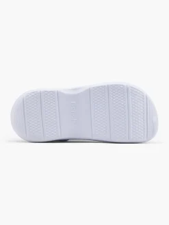 Ladies White Platform Clogs
