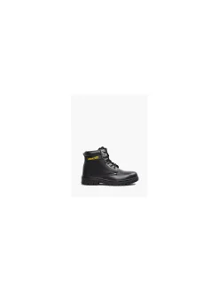 Landrover Black Leather Lace-up Safety Boot