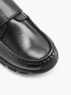 Leather Teen Boy Single Strap Shoe