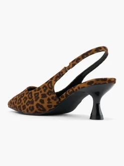 Leopard Print Kitten Heels