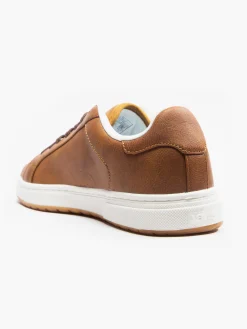 Levi Medium Brown Smart Lace-up Trainer