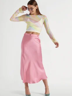 Light Blue Perspex Slingback Heel