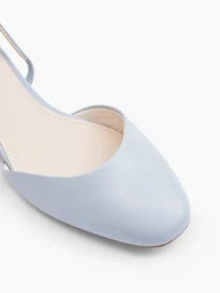 Light Blue Slingback Ballerina