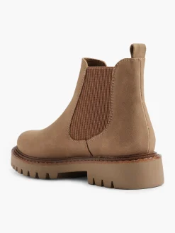 Light Brown Chelsea Boot with Contrasting Details