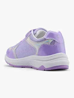 Lilac Frozen II Velcro Trainers