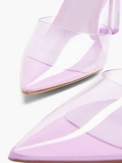 Lilac Perspex Slingback Heel