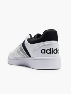 Mens Adidas White/Grey/Black Hoops 3.0 Trainers