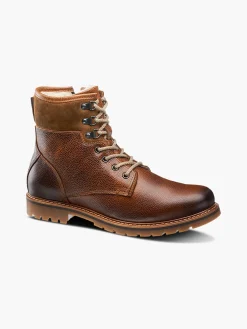 Mens AM Shoe Leather Brown Lace-up Boots
