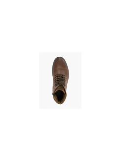 Mens AM Shoe Leather Lace-up Boots