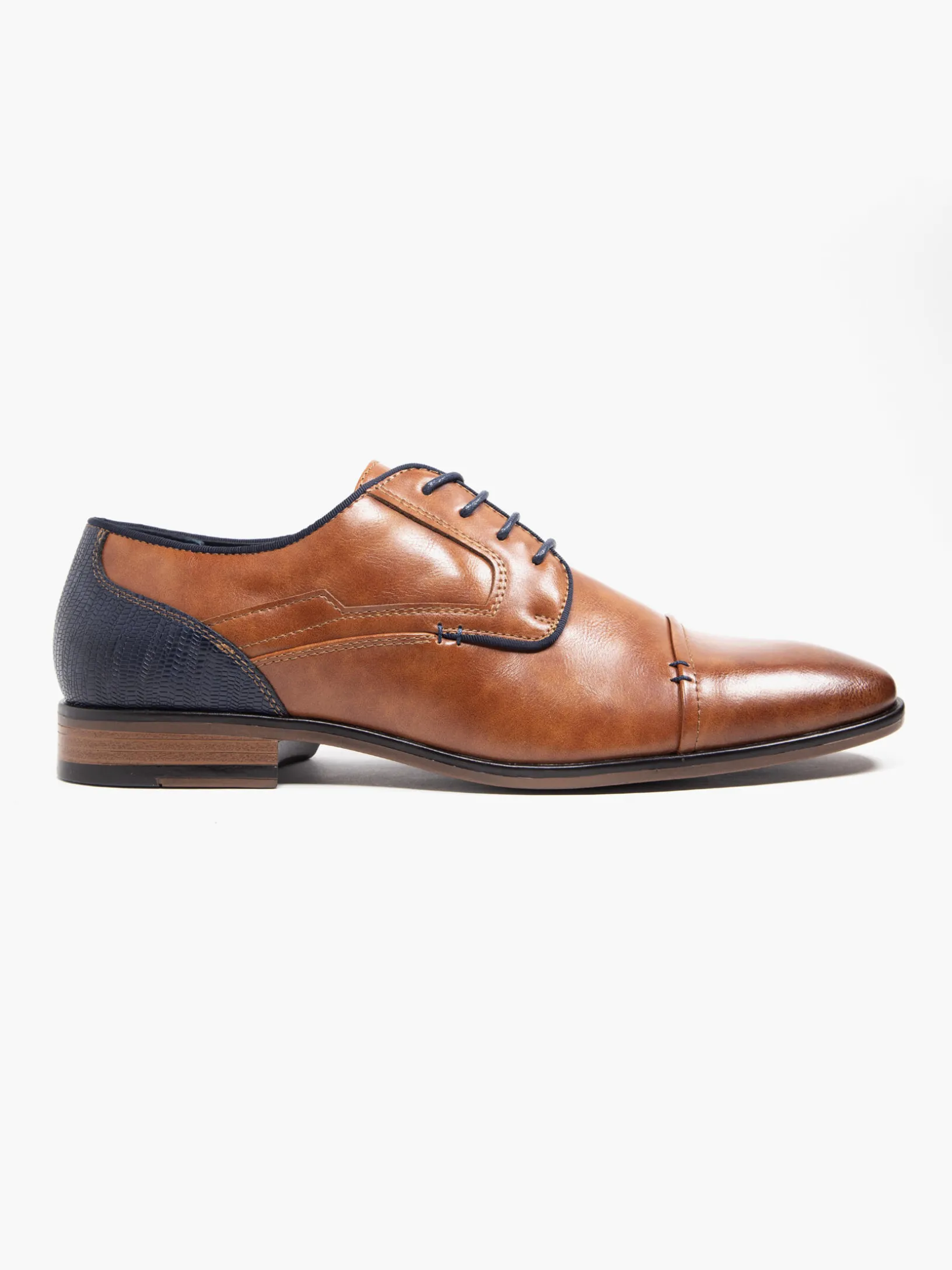 Mens AM Shoe Tan Formal Lace-up Shoes
