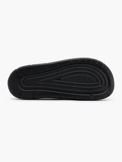 Mens Black Fila Slides