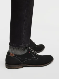 Mens Black Formal Lace-up Shoes