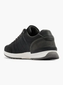 Mens Black Lace Up Trainer