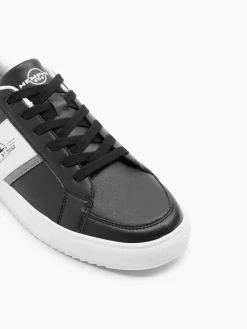 Mens Black/White Casual Trainers