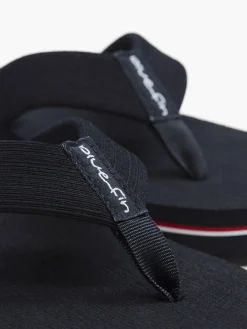 Mens Blue Fin Navy Toe Post Flip Flop