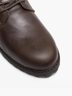 Mens Chocolate Brown Lace Up Boots