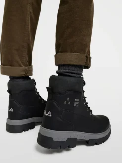 Mens Fila Black Boot