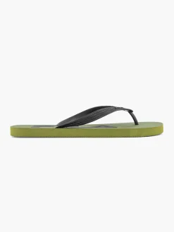 Mens Fila Khaki Flip Flops